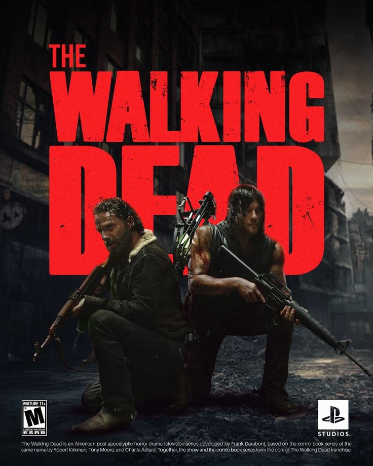 The Walking Dead Poster Design Cinematic Game Cover Manipulation